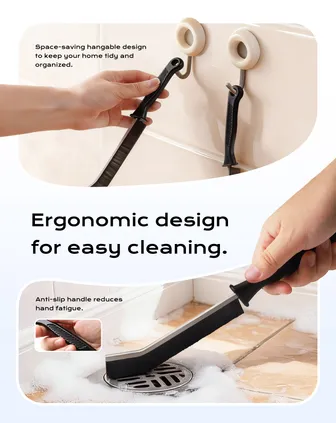 10pcs Joint Brush, Bathroom Cleaning Brush, Hard Bristle Corner Cleaning Brush, Perfect for Bathroom, Kitchen, Toilet, Sink and Floor